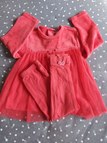 Ensemble haut/bas rouge