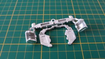 Partie moteur 3 pièce détachée miniature Bburago burago Porsche 911 Carrera 1993 rouge 1/18 1/18e 1/