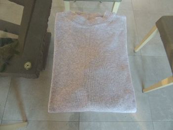 Tee shirt manches longues col montant fille kiabi 18 ans /M