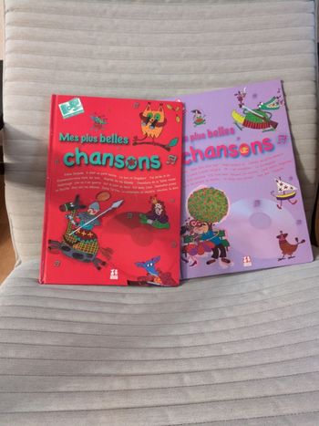 Lot 2 livres Mes plus belles chansons