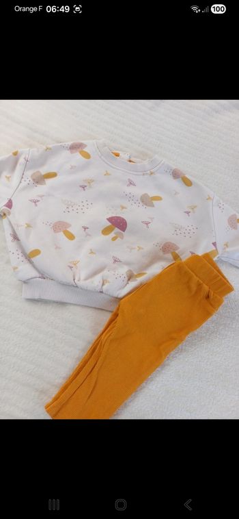 Ensemble bébé taille 9 mois