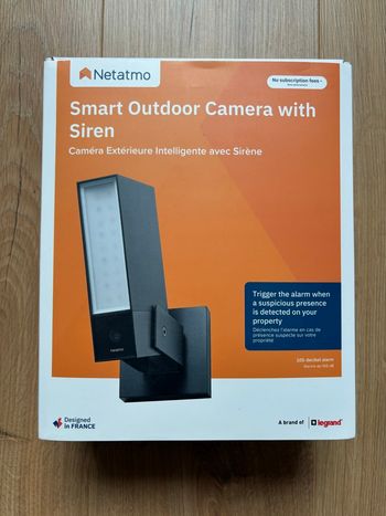 Caméra extérieure avec sirène Netatmo