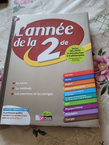 L année de la seconde