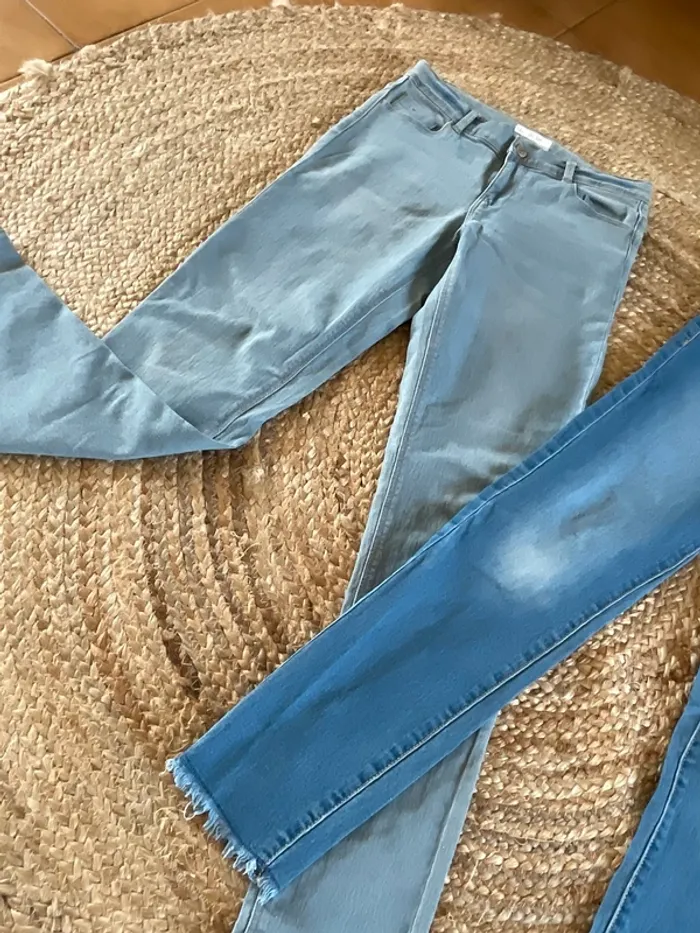 2 jeans fille - photo numéro 2