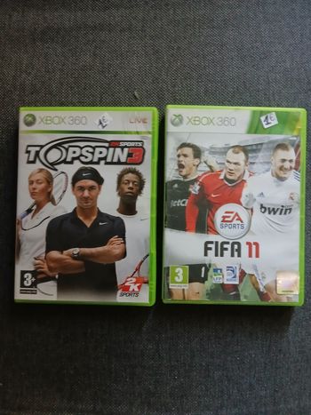 Lot de deux jeux de xbox 360