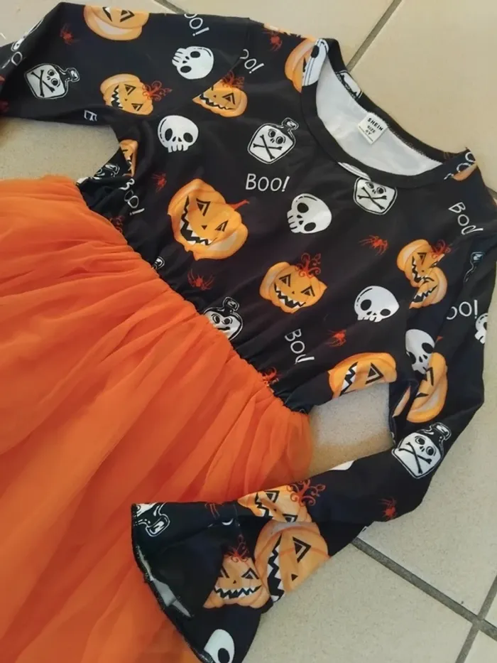 Robe de princesse halloween fille - photo numéro 4