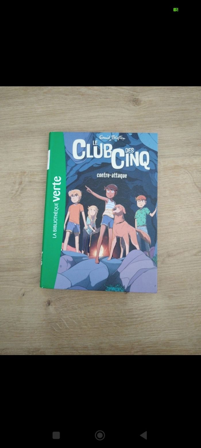 Lot 3 livres le club des cinq bibliothèque verte - photo numéro 5