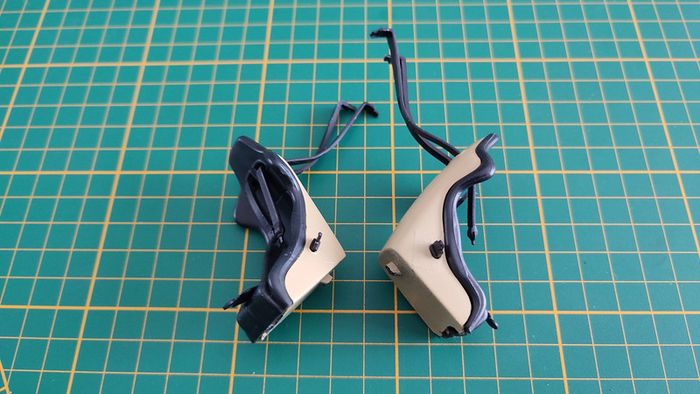 Lot x2 sièges baquet + ceintures pièce détachée miniature 1/18 Solido Citroën Xsara Wrc #C62 - photo numéro 2