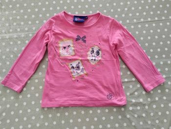 Tee Shirt manches longues Littlest Pet Shop 3 ans