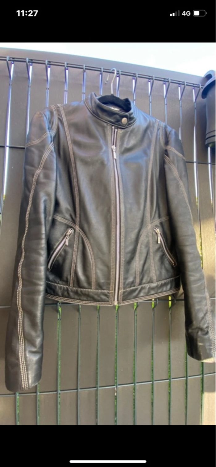 Veste femme cuir promod - photo numéro 4