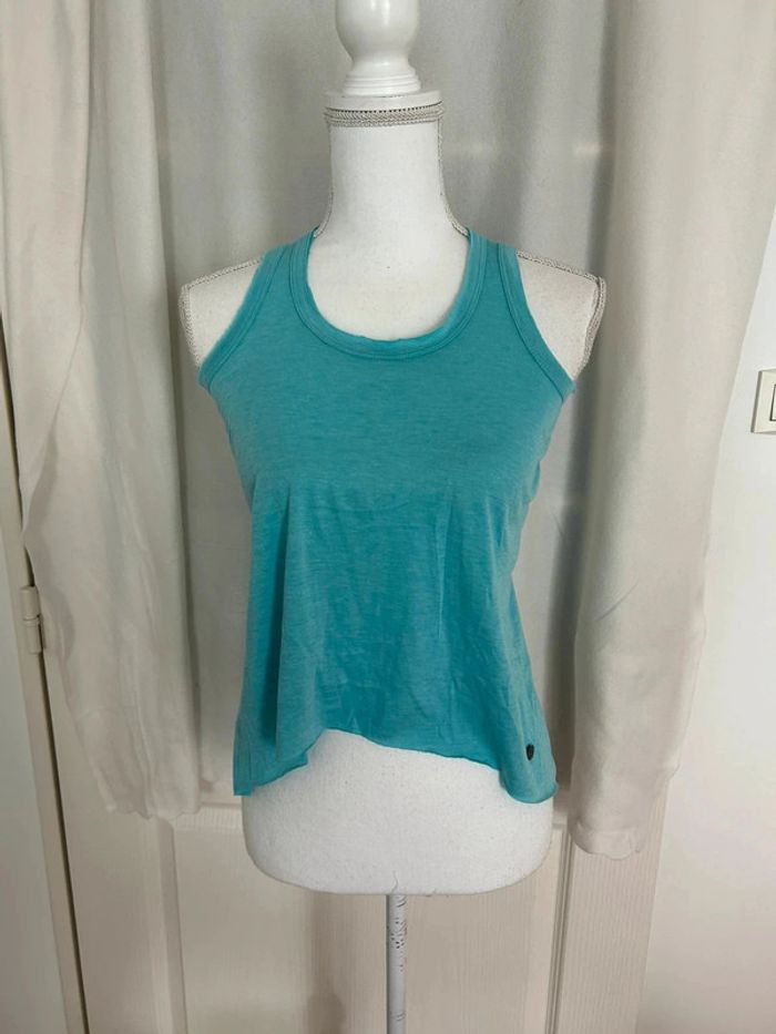 Débardeur bleu turquoise