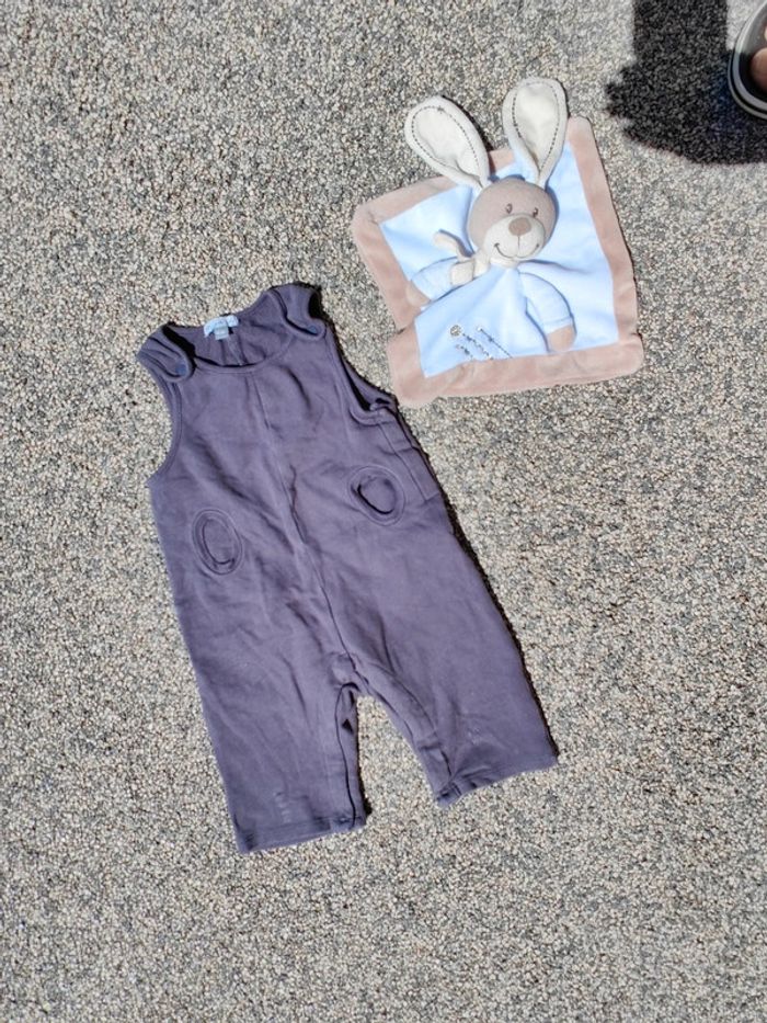 Salopette garçon DPAM 6 mois