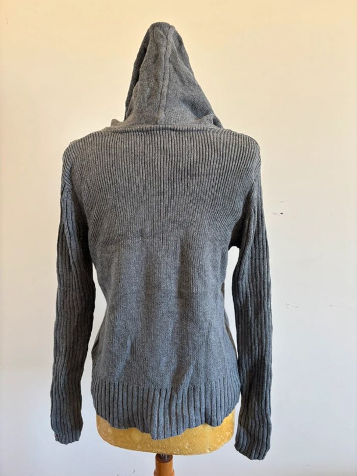 Pull à boutons gris Tommy Hilfiger - photo numéro 9
