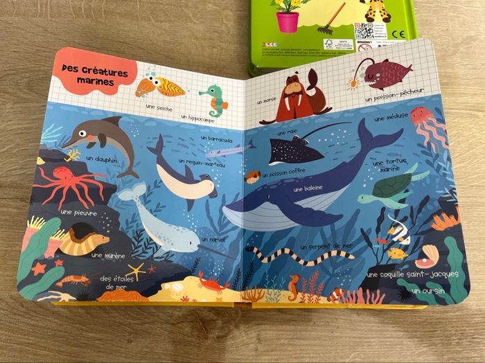 2 livres mes premiers mots pour découvrir la nature et les animaux - photo numéro 3