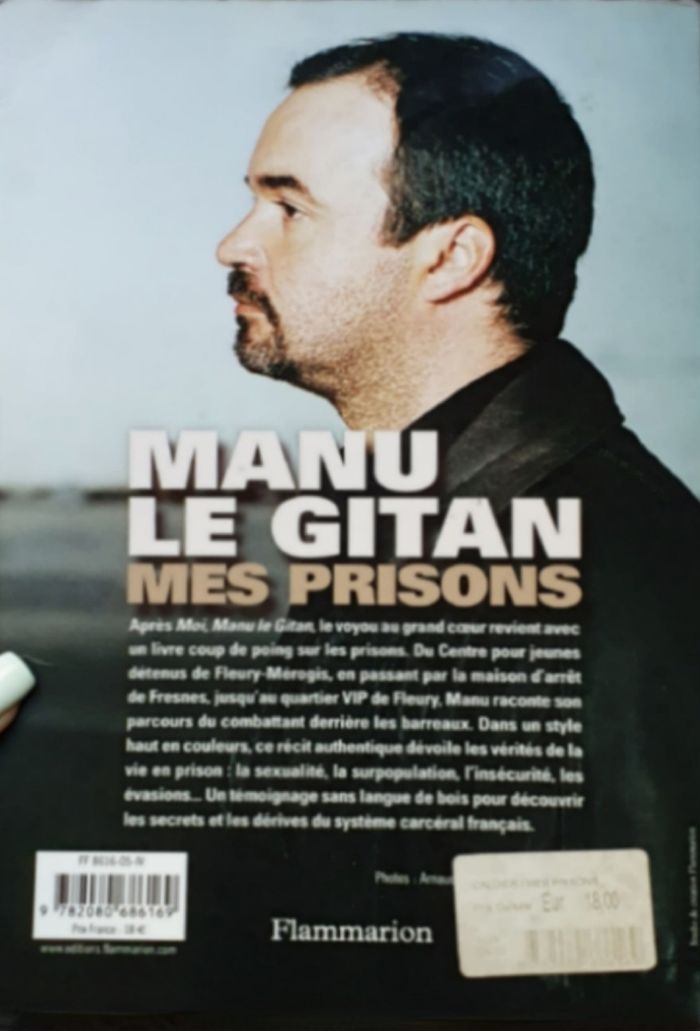 Livre témoignage, grand format "Manu, Le Gitan - Mes Prisons" / Éd. Flammarion - photo numéro 2