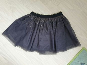 Jupe tulle et paillettes dorée