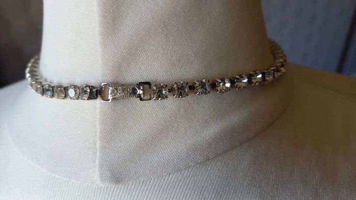 Collier fantaisie, brillants serties - photo numéro 7