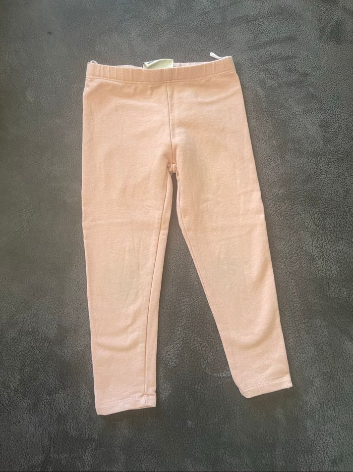 Lot de 3 pantalons fille rose et noir 2 ans - photo numéro 3