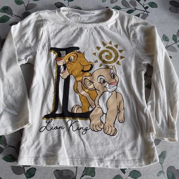 Tshirt roi lion disney fille - 4 ans