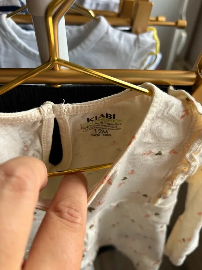 Joli ensemble Kiabi taille 12 mois état impeccable - photo numéro 3