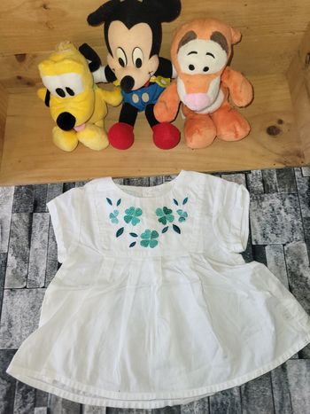 Tunique a motif trèfles-obaïbi-12mois