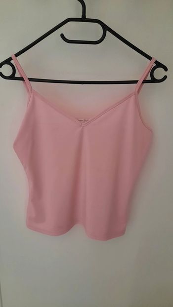 Haut bretelles fines Taille 42/44 rose