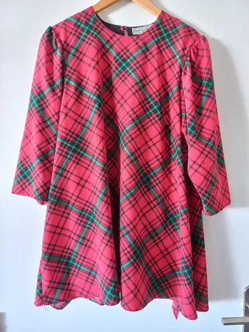 Robe écossaise vintage