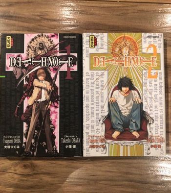 Manga death note tome 1 et 2
