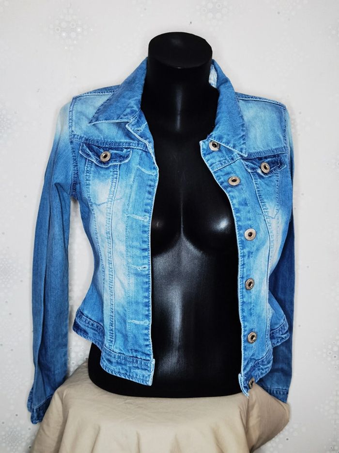 D3532 - veste en jeans fille 13/14 ans
