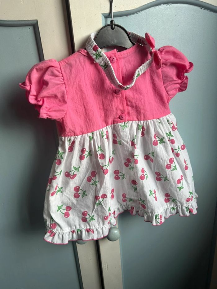 Robe manches courtes été, 6 -12 mois et bandeau - photo numéro 9