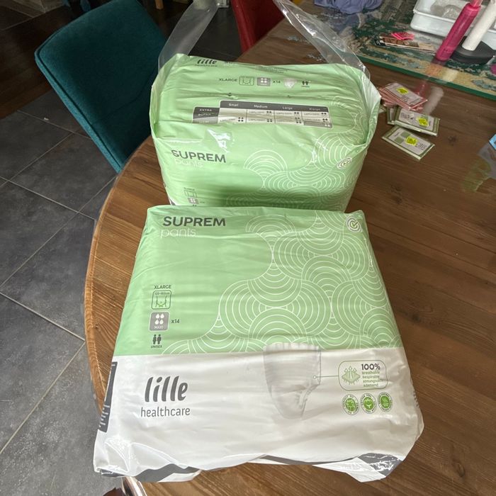 Sous vêtement absorbant protection suprem taille XL lot de 2