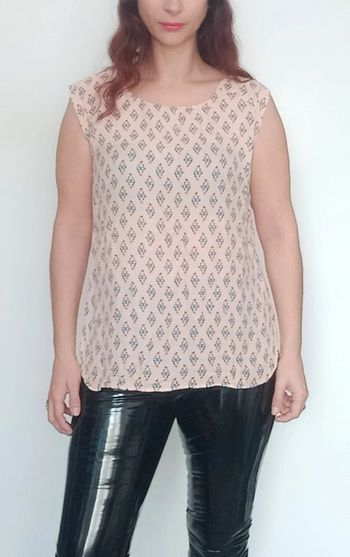 Haut fluide casual doux taille unique