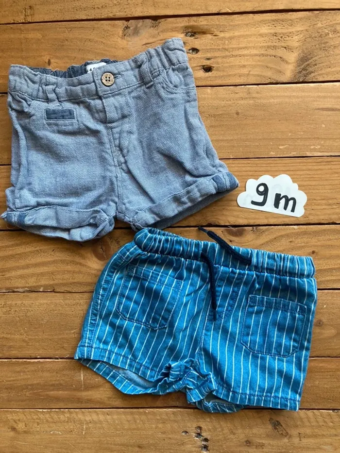 2 jolis shorts garçon