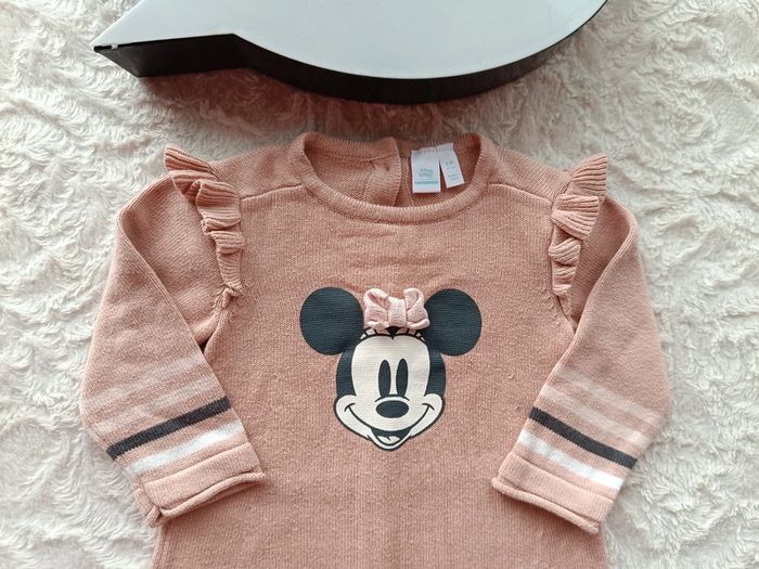 Robe pull manches longues Fille 6 mois Minnie Disney Baby Orchestra - photo numéro 3