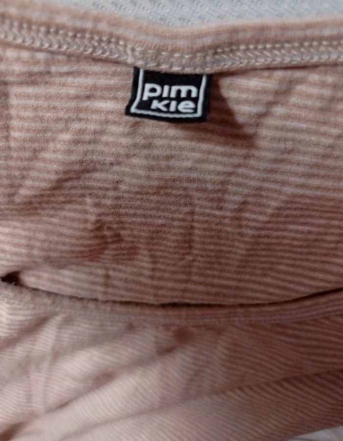 Robe été beige à rayures 36/S - photo numéro 3