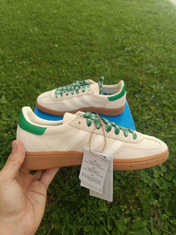 adidas handball spezial unisex white & cream white & green - 36