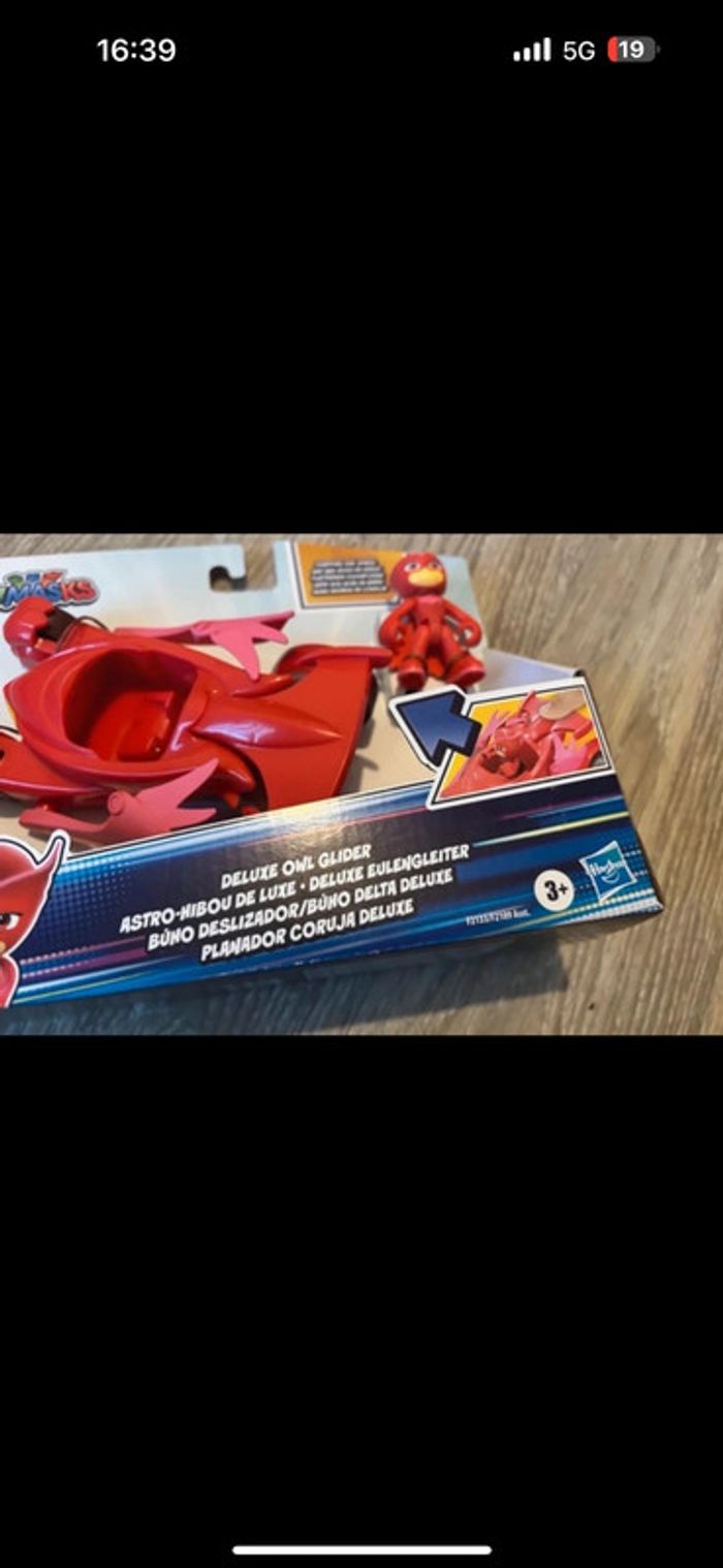 PJ Masks - Astro Hibou et sa voiture Deluxe neuve (Hasbro) - photo numéro 2