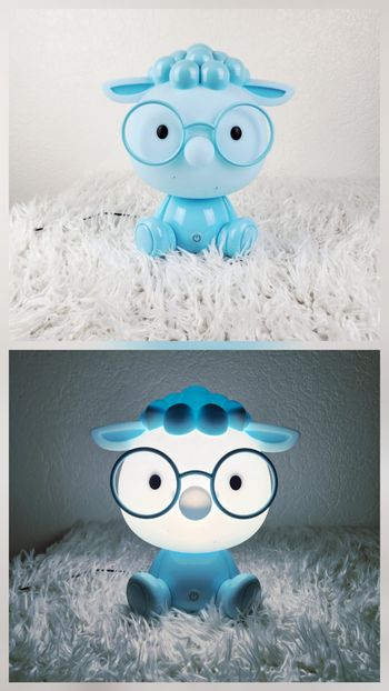 Grande Veilleuse de nuit bleu mouton Led marque Maison du monde 🎅