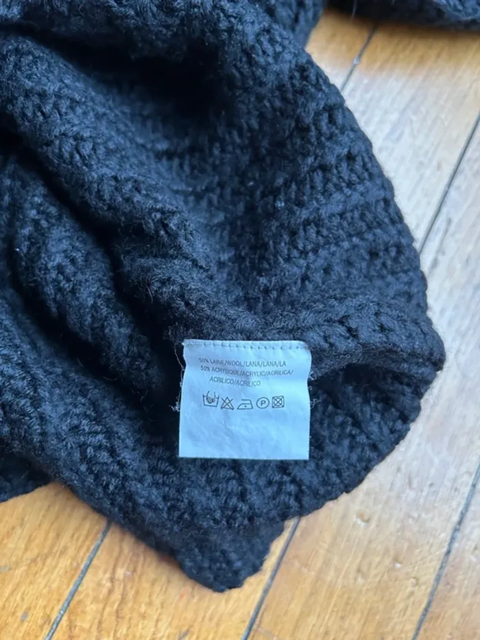 Superbe pull Gerard Darel, 50% laine, taille 3, noir - photo numéro 6