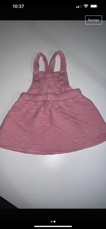 Robe rose taille 6 mois