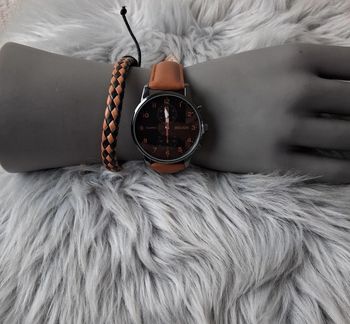 Parure Montre et bracelet homme