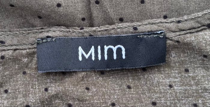 💚 Blouse kaki à pois – Mim – Taille 42 - photo numéro 5