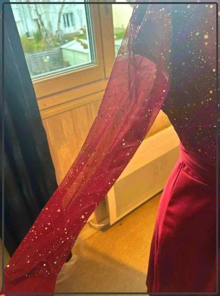 Magnifique robe manches transparente taille 0xl(44) - photo numéro 3