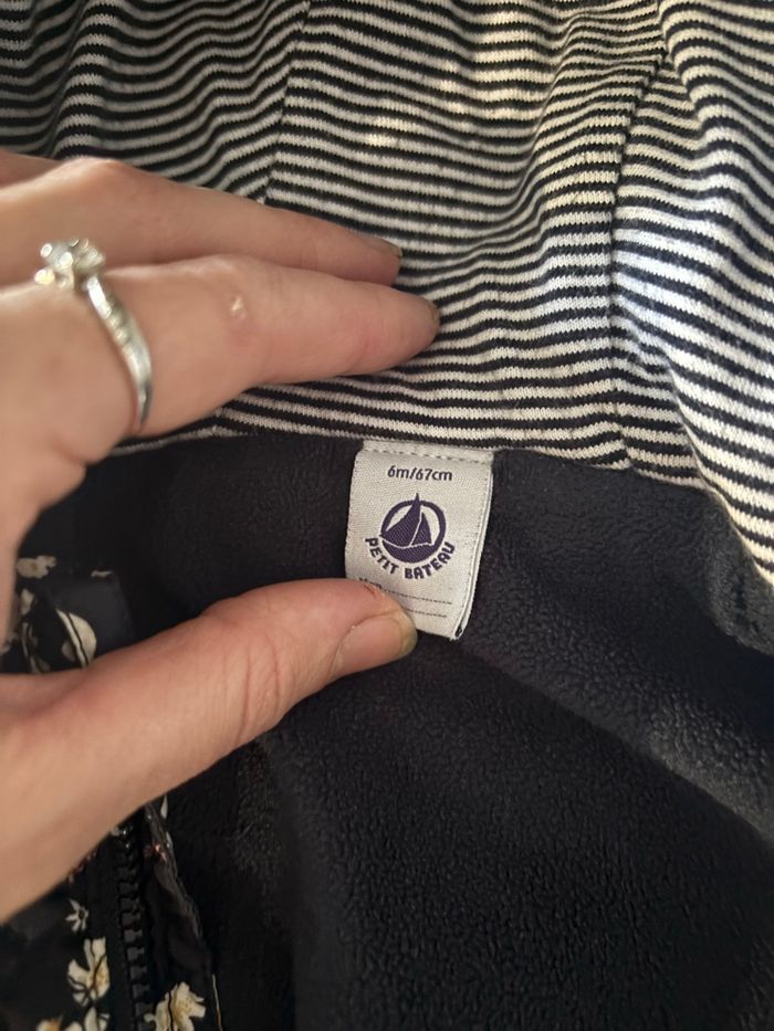 Doudoune fleuri petit bateau - photo numéro 2