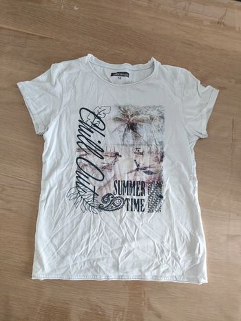 T-shirt blanc manches courtes