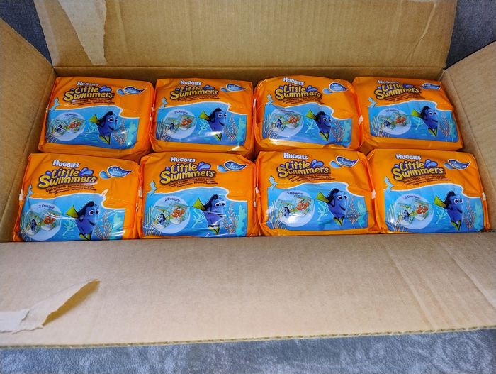 Couches huggies little swimmers taille 5-6