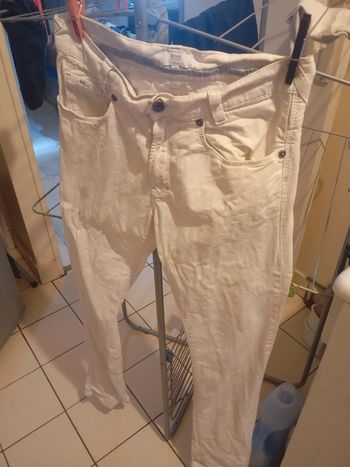 Jean blanc boss slim fit