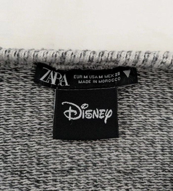 T-shirt gris manches 3/4- Zara Disney - taille M - photo numéro 3