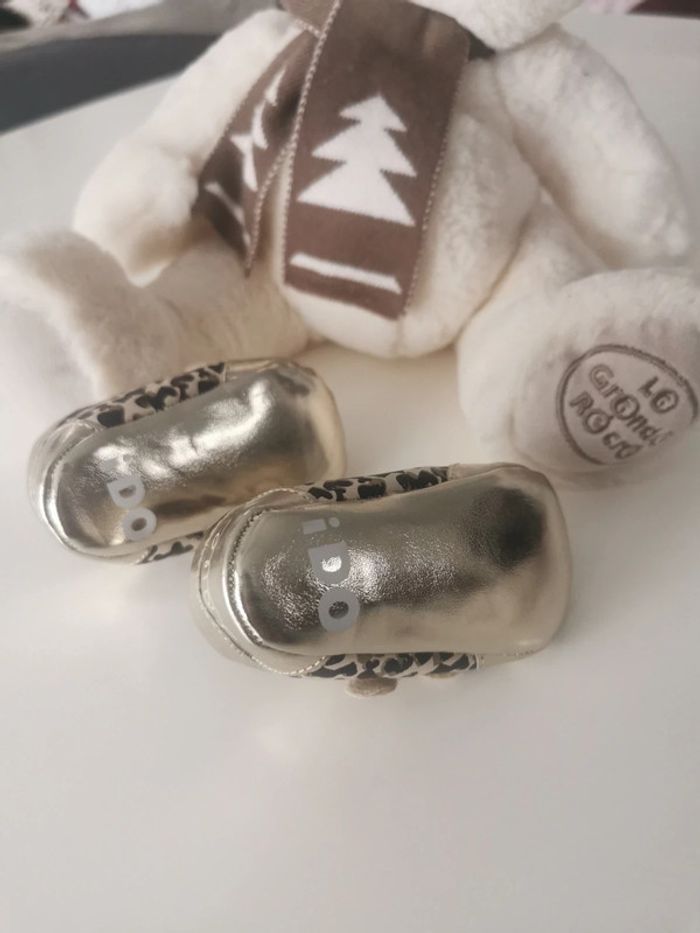 Chaussure bébé doré - photo numéro 5