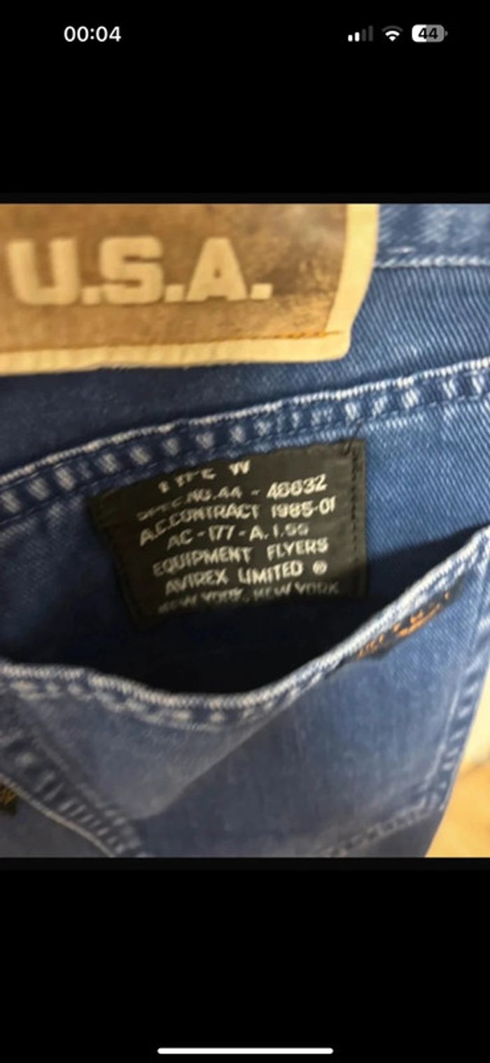 Jean vintage Avirex USA - Taille 40 - photo numéro 6